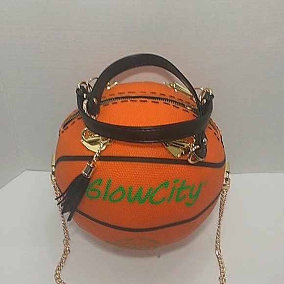NWT Limited Edition HANDMADE "GLOW" Basketball Purse 🏀 - Picture 12 of 17